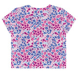 Bisexual Flowers Crop Tee