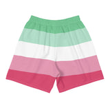 Abrosexual Flag Long Athletic Shorts