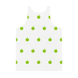 Brat Apple White Tank Top