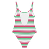 Abrosexual Flag One-Piece Swimsuit