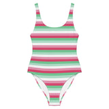 Abrosexual Flag One-Piece Swimsuit