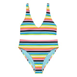 Queer Flag High-Waisted Bikini