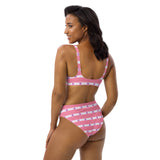 Sapphic Flag High-Waisted Bikini