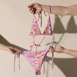 Lesbian Flowers String Bikini