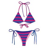 Bisexual Flag String Bikini