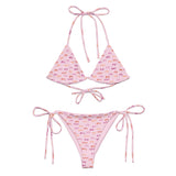 Say Gay (lesbian colors) String Bikini