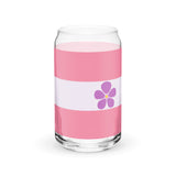 Sapphic Can-Shaped Glass