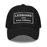 Lesbians Save America (White) Baseball Hat