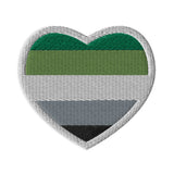 Aromantic Flag Embroidered Patch