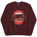 SLUT! Faded Mouth Sweatshirt