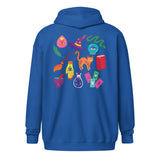 Rainbow Witch Zip Hoodie