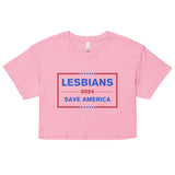 Lesbians Save America Crop Top
