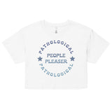 People Pleaser Midnights Blue Crop Top