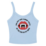 Canine Teeth Scoop Neck Tank Top