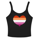 Lesbian Heart Scoop Neck Tank Top