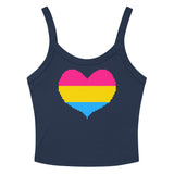 Pansexual Heart Scoop Neck Tank Top