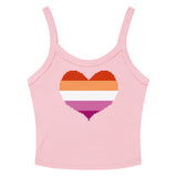 Lesbian Heart Scoop Neck Tank Top