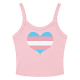 Transgender Heart Scoop Neck Tank Top