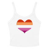 Lesbian Heart Scoop Neck Tank Top