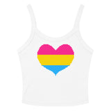 Pansexual Heart Scoop Neck Tank Top