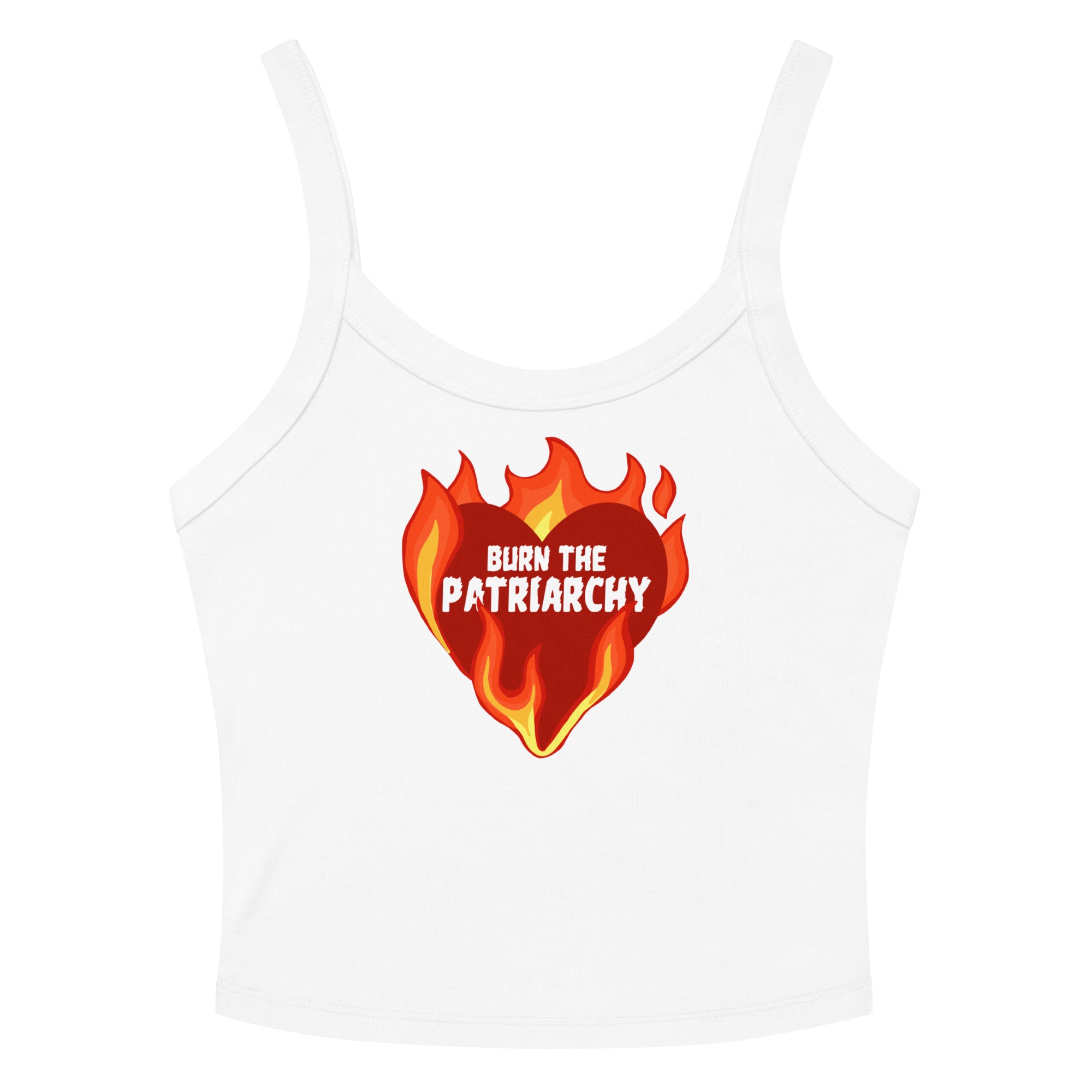 Burn The Patriarchy Scoop Neck Tank Top