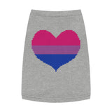 Bisexual Pixel Heart Pet Tank Top