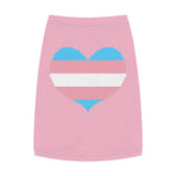 Transgender Pixel Heart Pet Tank Top