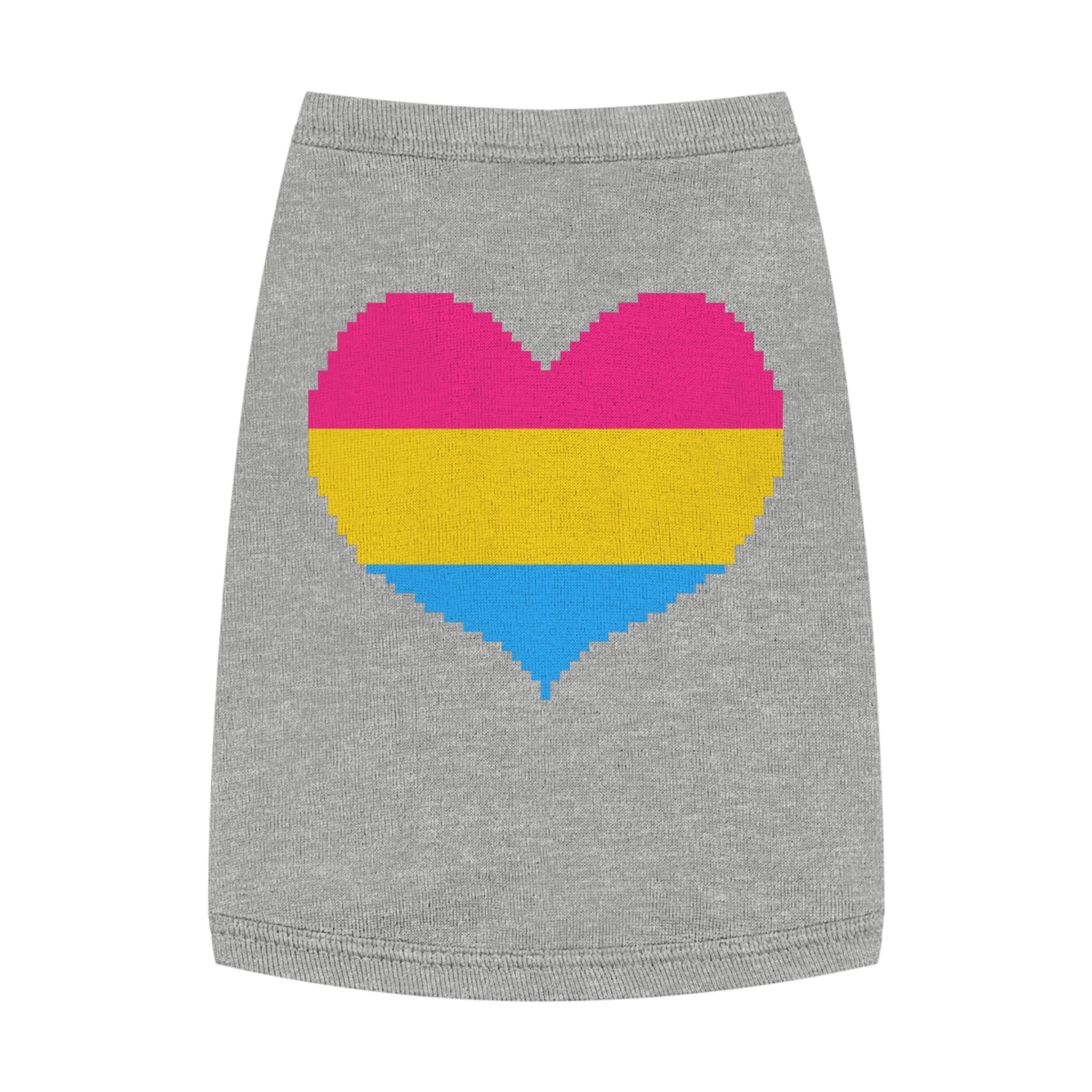 Pansexual Pixel Heart Pet Tank Top