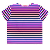 Genderfluid Flag Crop Tee