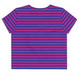 Bisexual Flag Crop Tee