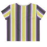 Retro Non-Binary Crop Tee