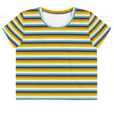 AroAce Flag Crop Tee