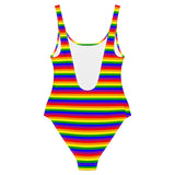 Rainbow Flag One-Piece Swimsuit