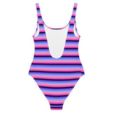Omnisexual Flag One-Piece Swimsuit