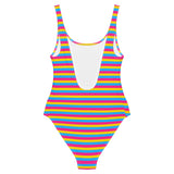 Pansexual Flag One-Piece Swimsuit