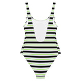 Agender Flag One-Piece Swimsuit