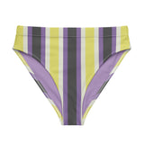 Retro NonBinary High-Waisted Bikini Bottom