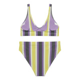 Retro Non-Binary High-Waisted Bikini
