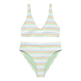 Unlabeled Flag High-Waisted Bikini