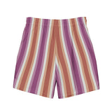 Retro Lesbian Flag Swim Trunks