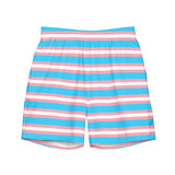 Transgender Flag Swim Trunks