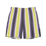 Retro Non-Binary Swim Trunks