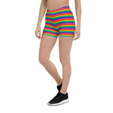Original Rainbow Flag Spandex Shorts