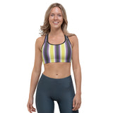 Retro Non-Binary Sports Bra