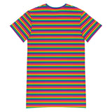 Original Rainbow Flag T-Shirt Dress
