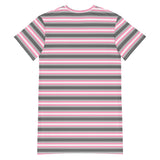 Demigirl Flag T-Shirt Dress