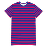 Bisexual Flag T-Shirt Dress