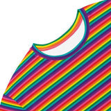 Original Rainbow Flag T-Shirt Dress