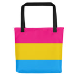 Pansexual Flag Tote Bag