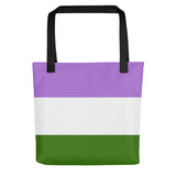 Genderqueer Flag Tote Bag